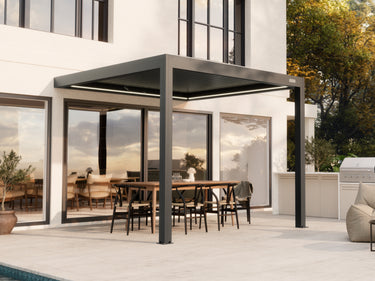 PERGOLUX Pergola Sundream Wandmontiert 3x3m