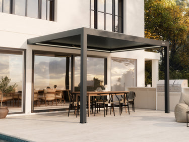 PERGOLUX Pergola Sundream S3 wandmontiert 3x4m