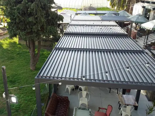 Maße Pergola und Glasdach PERGOLUX GmbH