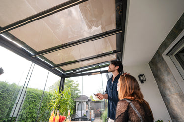 Wintergarten elektrische Beschattung PERGOLUX GmbH
