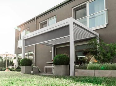 Screen Rollo S1 Pergola PERGOLUX Weiß 4m Ja