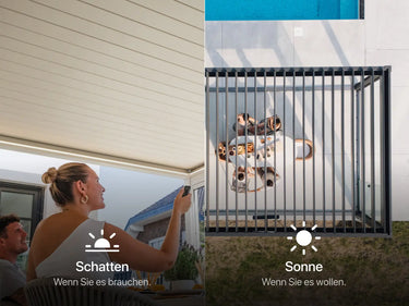 PERGOLUX Pergola Sundream S3 Sonne und Schatten