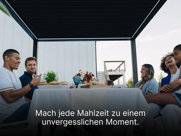PERGOLUX Pergola für jede Mahlzeit